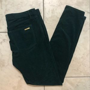 Juicy Couture Dark Teal Corduroy Pants